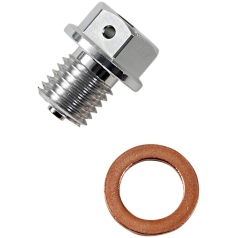 DRAIN PLUG MAGNETIC SLVR