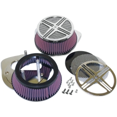 AIR CLEANER KIT XXX BIG AIR  CHROME