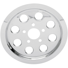 REAR BELT PULLEY COVER CHROME