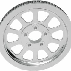 REAR BELT PULLEY 10-SPOKE CHROME 66T