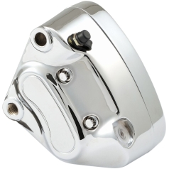 BRAKE CALIPER FRONT/LEFT 4-PISTON CHROME