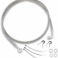 FRONT BRAKE LINE STAINLESS STEEL
