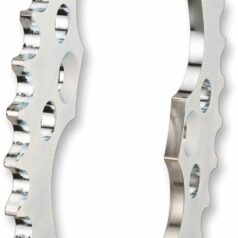 REAR SPROCKET / 39 TEETH / PITCH 520 / STEEL / SILVER / HONDA ATV