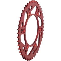 REAR SPROCKET / 42 TEETH / 520 PITCH / RED / ALUMINUM