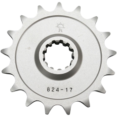 JTF824.17 FRONT REPLACEMENT SPROCKET 17 TEETH 520 PITCH NATURAL STEEL