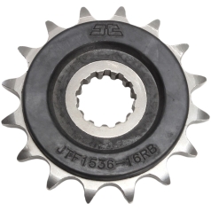 JTF1536.16RB FRONT RUBBER CUSHIONED SPROCKET 16 TEETH 520 PITCH NATURAL SCM420 CHROMOLY STEEL ALLOY