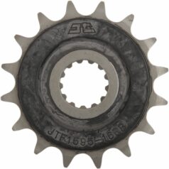 JTF1595.16RB FRONT RUBBER CUSHIONED SPROCKET 16 TEETH 520 PITCH NATURAL SCM420 CHROMOLY STEEL ALLOY