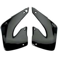RADIATOR COVERS HONDA CR125/250 BLACK