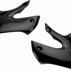 RADIATOR COVERS KAWASAKI KX65/KLX110 BLACK