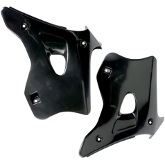 RADIATOR COVERS KAWASAKI KX125/250 BLACK