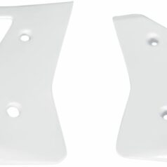 RADIATOR COVERS YAMAHA YZ250 WHITE