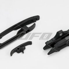 CHAIN GUIDE & SLIDER KIT HUSQVARNA TC/TE/FE/FC BLACK