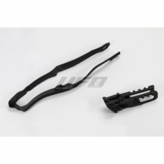 CHAIN GUIDE & SLIDER KIT HONDA CRF BLACK