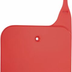 FRONT NUMBER PLATE HONDA CR125/250/500 UFO-RED