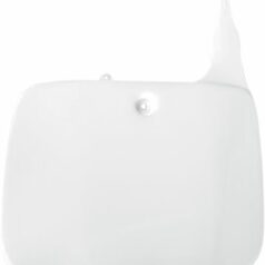 FRONT NUMBER PLATE KAWASAKI KX125/250/500 WHITE
