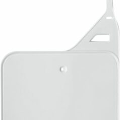 FRONT NUMBER PLATE SUZUKI RM125/250 WHITE