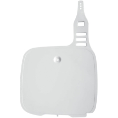 FRONT NUMBER PLATE YAMAHA YZ125/250/360/490 WHITE