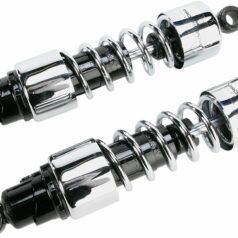 PROGRESSIVE SUSPENSION 412 SERIES STANDARD DUAL SHOCK ASSEMBLY CHROME 13" (330MM)