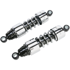 PROGRESSIVE SUSPENSION 412 SERIES STANDARD DUAL SHOCK ASSEMBLY CHROME 11.5" (292MM)