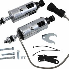PROGRESSIVE SUSPENSION 422 SERIES HEAVY DUTY SHOCKS W/ REMOTE ADJUSTABLE PRELOAD CHROME
