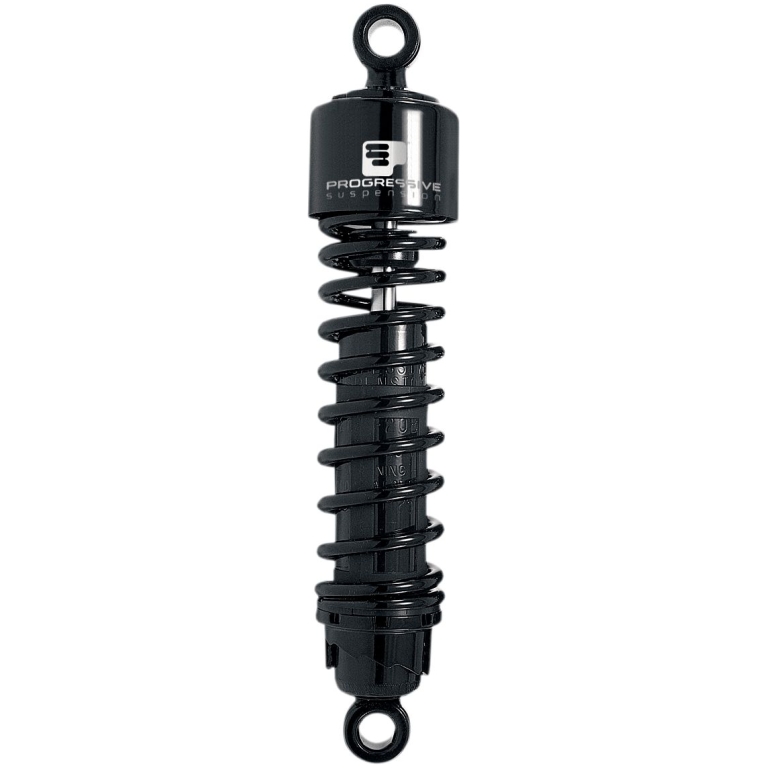 PROGRESSIVE SUSPENSION 412 SERIES HEAVY DUTY AMERICAN-TUNED GAS SHOCKS BLACK 13.5" (343MM)