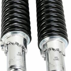 SHOCKS CHROME BODY BLACK SPRING