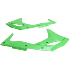 RADIATOR COVERS KAWASAKI KXF250 KX-GREEN