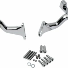 RAISED PASSENGER FLOORBOARD MOUNTS CHROME