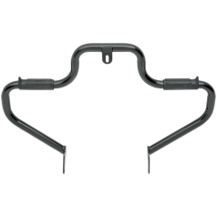 HIGHWAY BAR BUILT-IN RUBBER FOOTREST MULTIBAR® / STEEL / FRONT / BLACK