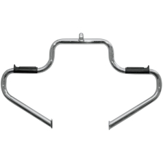 HIGHWAY BAR BUILT-IN RUBBER FOOTREST MULTIBAR® / STEEL / FRONT / NATURAL-CHROME