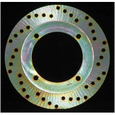 BRAKE ROTOR HPSR SERIES ROUND SOLID REAR