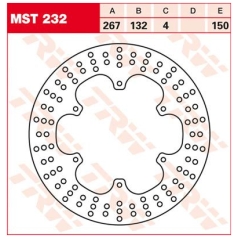 BRAKE ROTOR FIXED 267 ROUND FRONT