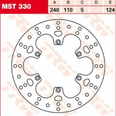 BRAKE ROTOR FIXED 240 ROUND REAR