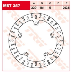 BRAKE ROTOR FIXED 320 ROUND FRONT