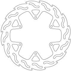 BRAKE ROTOR FIXED FLAME NATURAL