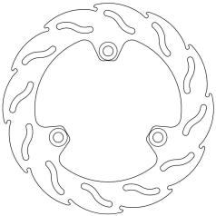 BRAKE ROTOR FIXED FLAME NATURAL
