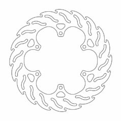 BRAKE ROTOR FIXED FLAME NATURAL