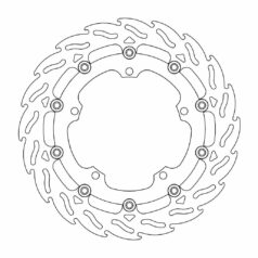 BRAKE ROTOR FLOATING FLAME BLACK