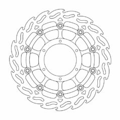 BRAKE ROTOR FLOATING FLAME BLACK