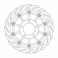 BRAKE ROTOR FLOATING FLAME BLACK