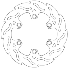 BRAKE ROTOR FIXED FLAME FLAMED NATURAL