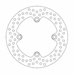 BRAKE ROTOR FIXED HALO ROUND NATURAL