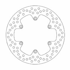 BRAKE ROTOR FIXED HALO ROUND NATURAL