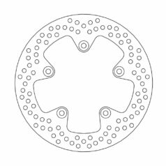 BRAKE ROTOR FIXED HALO ROUND NATURAL