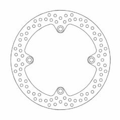 BRAKE ROTOR FIXED HALO ROUND NATURAL