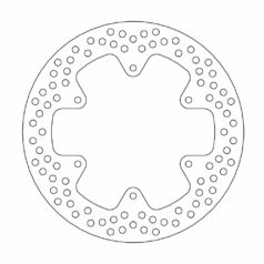 BRAKE ROTOR FIXED HALO ROUND NATURAL
