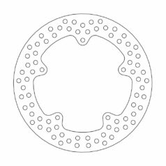 BRAKE ROTOR FIXED HALO ROUND NATURAL