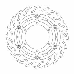 BRAKE ROTOR FLOATING FLAME BLACK