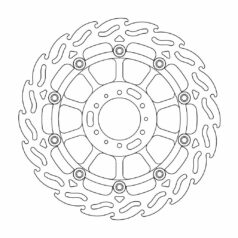 BRAKE ROTOR FLOATING FLAME BLACK