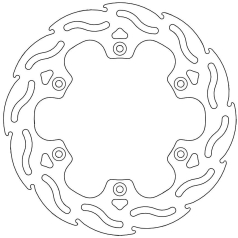 BRAKE ROTOR FIXED FLAME NATURAL